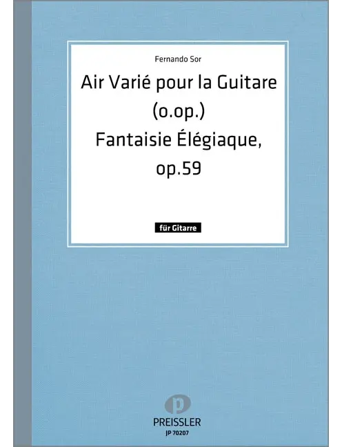 Air Varié - Fantaisie Elégiaque